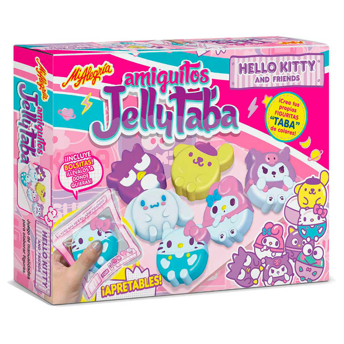 Fábrica Taba Skuishies 2D Hello Kitty Mi Alegría Crea y Decora
